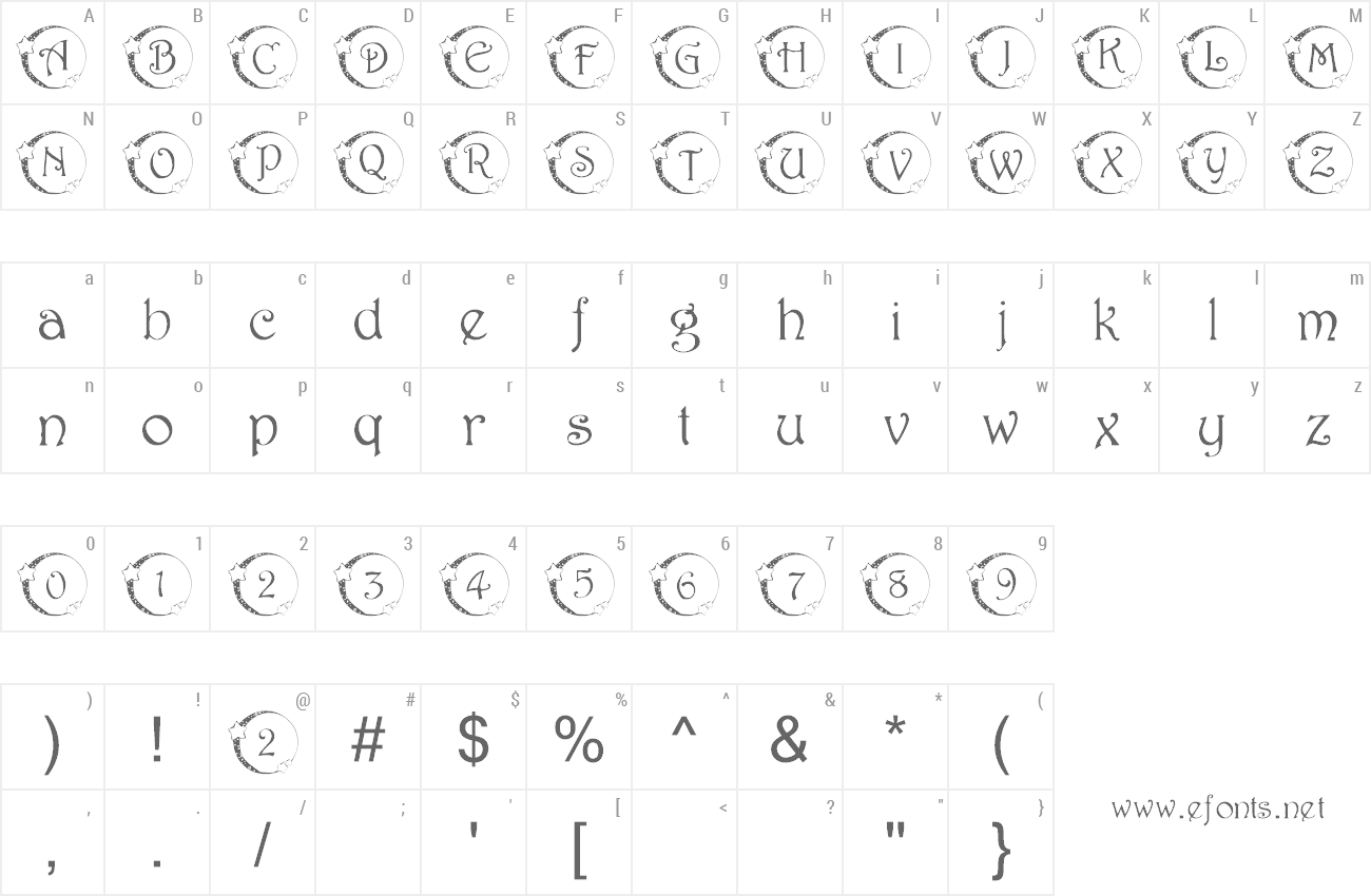 Font 101! Star Lit preview